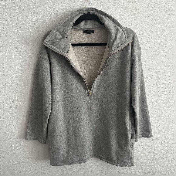 J. Crew Half Zip Oversized Sweater - Picture 1 of 6